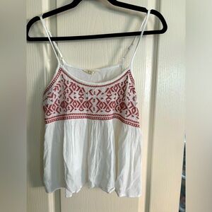 Sim and Sam size medium. Flowy crop top very good condition.